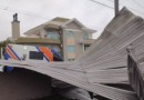 Temporais no Oeste de SC causam uma morte e destruição