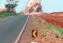 DNIT alerta para detonação de rocha na BR-163 nesta terça