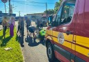 Homem é atropelado por caminhonete em faixa de pedestres