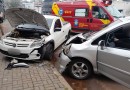 Menino fica ferido após ser atropelado na Avenida União da Vitória; Automóvel ainda colidiu em outro veículo estacionado