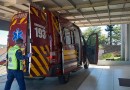 Mulher fica ferida em colisão registrada no Bairro Peperi-Guaçu