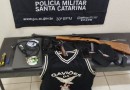 Homem é preso com armas e munições após furto no interior
