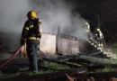 Incêndio destrói casa não habitada no interior