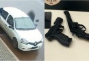 Trio é preso em flagrante por assalto a livraria no centro