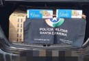Veículo de Saltinho é flagrado com carga de cigarros contrabandeados na SC-305