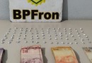 Homem é preso pela BPFRON com 88 pedras de crack em Santa Izabel do Oeste