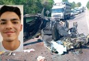 Identificado o adolescente que morreu em grave acidente na BR-282
