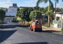 Recapeamento asfáltico na rua Dom Pedro I
