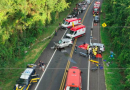 Colisão frontal entre carros deixa três mortos em dia de Natal no Oeste de SC