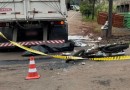 Mulher morre em acidente envolvendo moto e carreta
