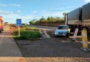 Colisão entre Carro e Carreta é Registrado na BR 163
