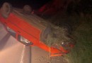 Acidente na SC 163 deixa uma pessoa ferida entre Descanso e Iporã do Oeste