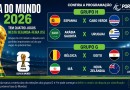 Copa do Mundo 2026 tem quatro jogos nesta segunda-feira; Espanha, Uruguai e Bélgica estreiam no Mundial