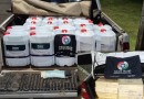 PM apreende 445 garrafas de vinho e 540 litros de agrotóxicos