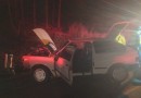 Motorista fica ferido após carro atingir guard rail na SC-305