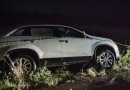 Homem fica ferido após saída de pista