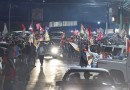 Após o termino da apuração dos votos, apoiadores de Lula fazem a festa pelas ruas de Barracão e Dionísio Cerqueira