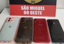 Polícia Civil recupera quatro celulares furtados