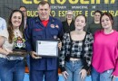 Sargento Ângelo M. Bortoli Júnior recebe homenagem pelos mais de 30 anos de serviço