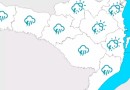 Neblina e chuva marcam o início da semana em Santa Catarina