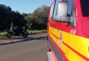 Motociclista fica ferido após queda na BR-163