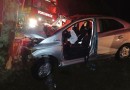 Três pessoas ficam gravemente feridas em acidente de trânsito na BR 280