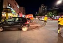 Jovem fica ferida em colisão entre dois carros
