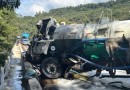 Dois motoristas ficam feridos em acidente de trânsito na BR-153