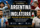 Argentina e Inglaterra reeditam rivalidade histórica em semifinal da Copa marcada por Maradona, Beckham e Malvinas