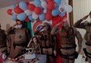 Admiradora da PMSC ganha festa com tema e presença policial, em São Miguel do Oeste