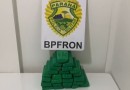BPFRON apreende 17,3 kg de maconha