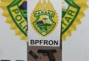 BPFRON, 21 BPM e Polícia Civil apreendem arma de fogo e munições