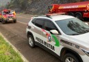 Incêndio atinge vegetação às margens da BR 282