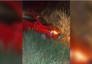 Colisão entre carro e caminhão na BR-163 mobiliza bombeiros; vítimas recusam atendimento