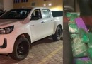 Caminhonete carregada com 100 quilos de maconha é apreendida após tentar fugir na BR-163