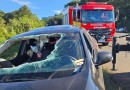 Embriagado, motorista perde controle de veículo e cai em barranco às margens da BR 282, em SMOeste