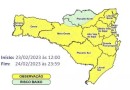 Mudança no tempo traz temporais e enxurradas a SC nesta quinta-feira; veja regiões