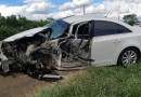 Veículo de São Miguel do Oeste se envolve em acidente com caminhão no Paraná
