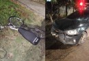 Duas crianças ficam feridas após serem atropeladas enquanto dividiam bicicleta