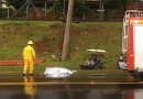Capotamento deixa um morto próximo ao trevo de Descanso