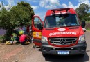 Mulher joga carro em cima de moto e deixa ex-namorado e idosa feridos