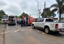 Condutor passa mal após colisão traseira