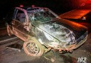 Veículo envolvido em acidente na BR-282 foi furtado do pátio do Hospital Regional