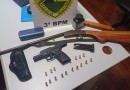 Suspeito é detido após ameaçar família com arma de fogo