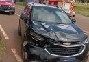 Motociclista fica ferido em colisão com carro na SC-305