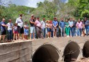 Administração inaugura ponte na comunidade da Linha Seca