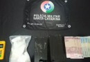 PM prende dois homens depois de encontrar cocaína em abordagem a veículo