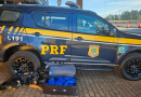 PRF flagra jovem grávida com quase 10 quilos de skunk em Cascavel