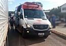 Caminhoneiro fica ferido ao ser atropelado na BR 280