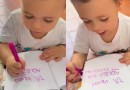 Menino de 2 anos aprende a ler e escrever sozinho e impressiona as redes sociais